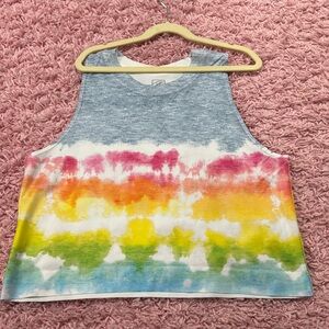 Adorable tie-dye Malibu sugar tank top. Never worn.